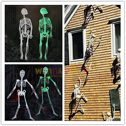 Skeleton Duo Hanging Decoration - 2PC