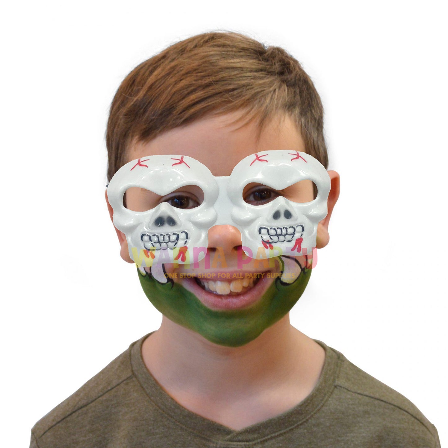 Skull Kids Halloween Glasses - 1PC