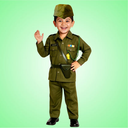 Subhash Chandra Bose National Hero Costume - Size Small - Age 3 to 5