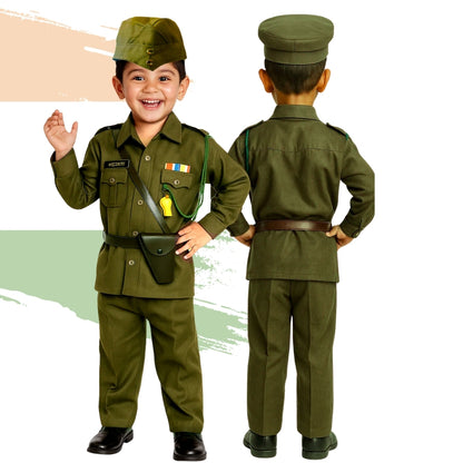 Subhash Chandra Bose National Hero Costume - Size Small - Age 3 to 5