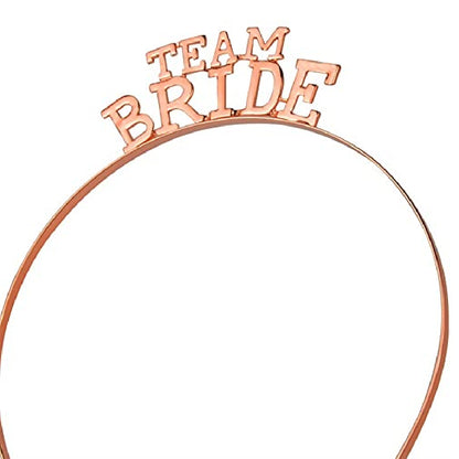 Team Bride Rosegold Headband - 1PC