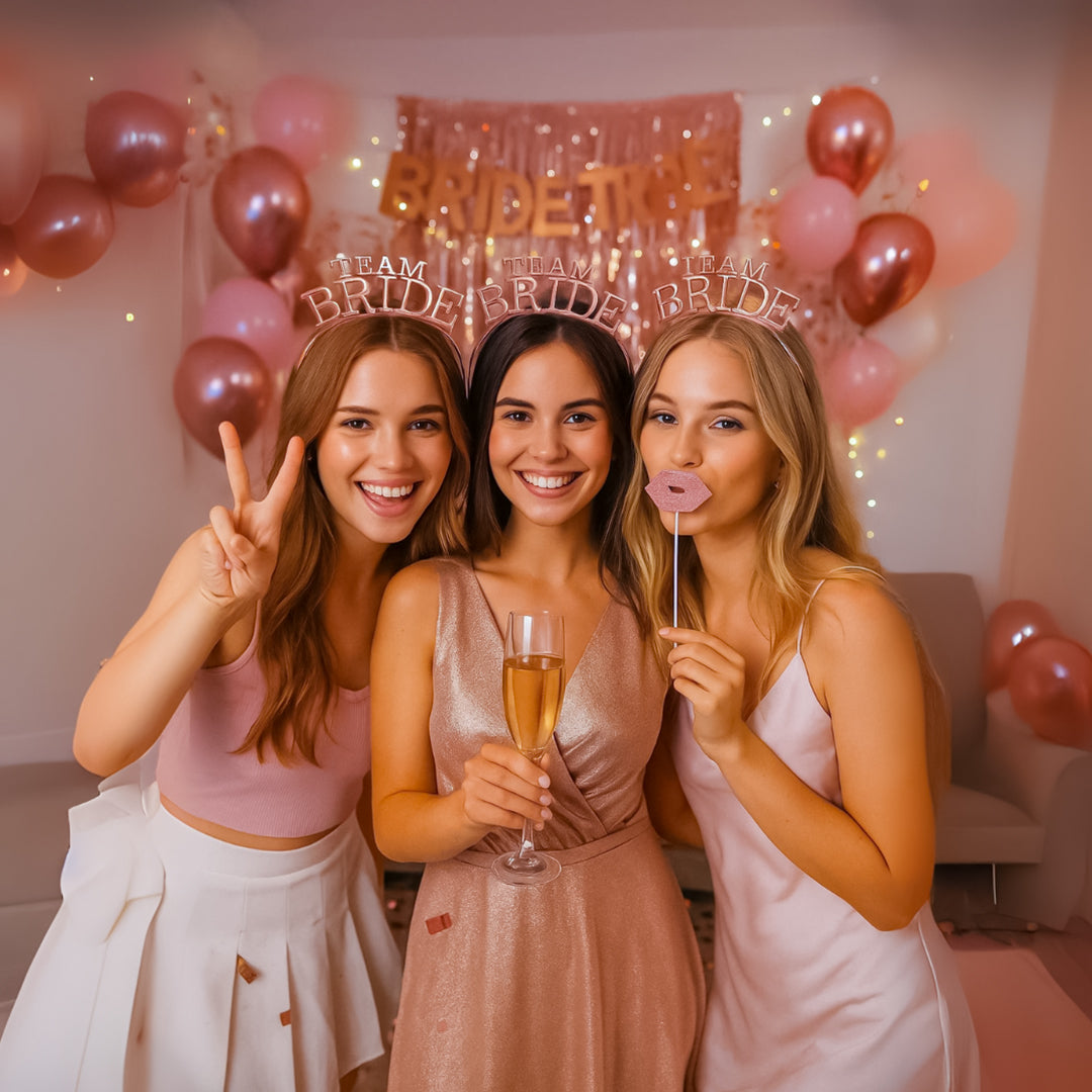 Team Bride Rosegold Headband - 1PC