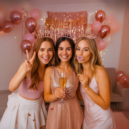 Team Bride Rosegold Headband - 1PC