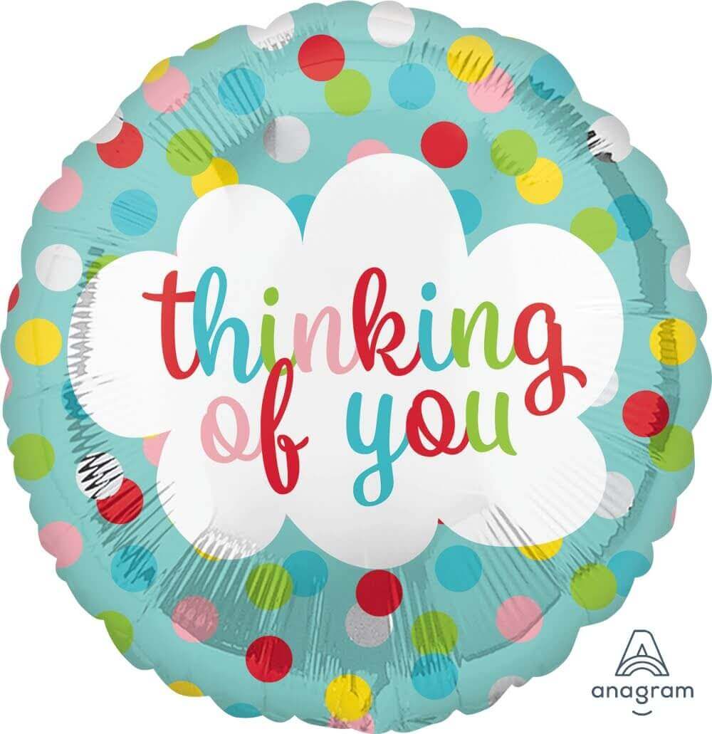 Thinking of You Dots Balloon 18" S40