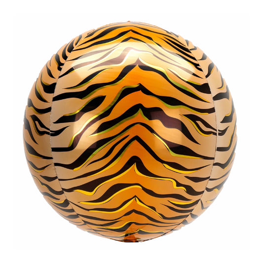 Tiger Print Orbz Balloon 16"