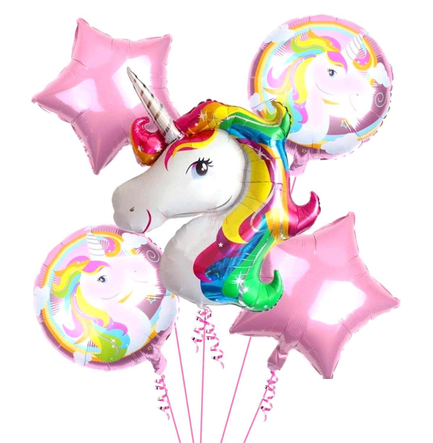 Unicorn Theme Balloon Set - 5PC