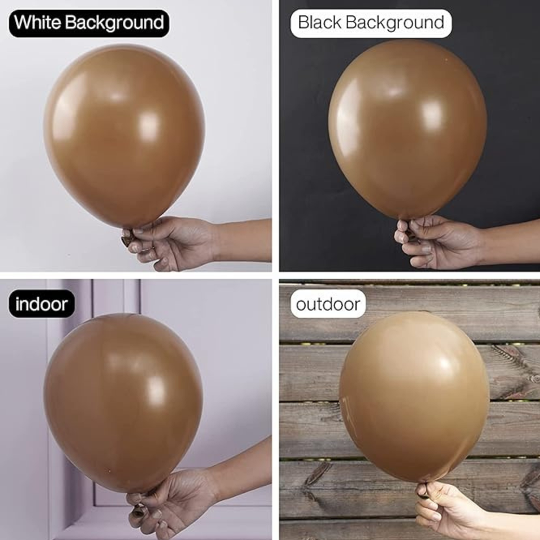 Choco Brown / Coffee Brown Color Latex Balloons 10" -  20PC