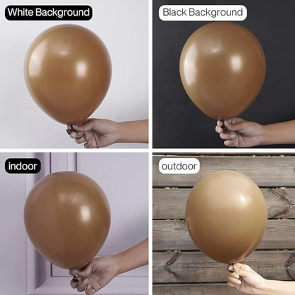 Choco Brown / Coffee Brown Color Latex Balloons 10" -  20PC