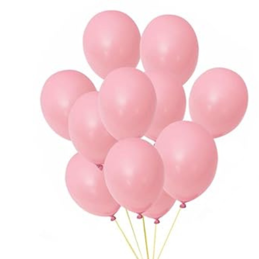 Pastel Pink Balloon 12 inches - 10 PCS