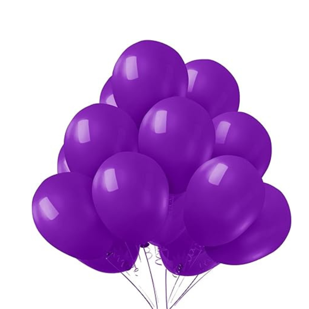 Black Currant Violet / Lavender Color Balloons 10" - 20PC