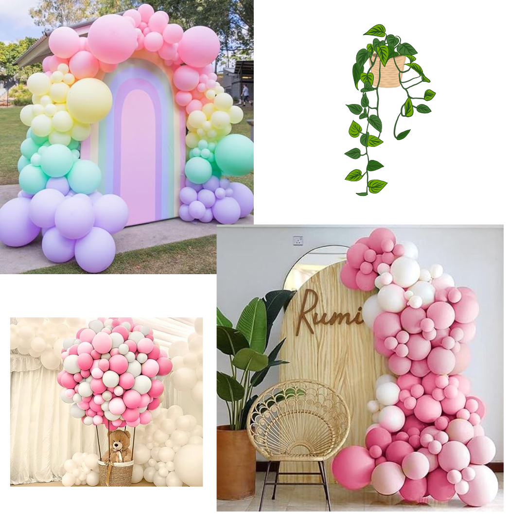 Pastel Pink Balloon 12 inches - 10 PCS