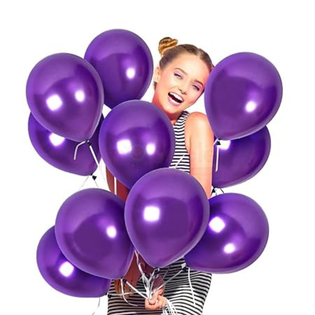 Black Currant Violet / Lavender Color Balloons 10" - 20PC