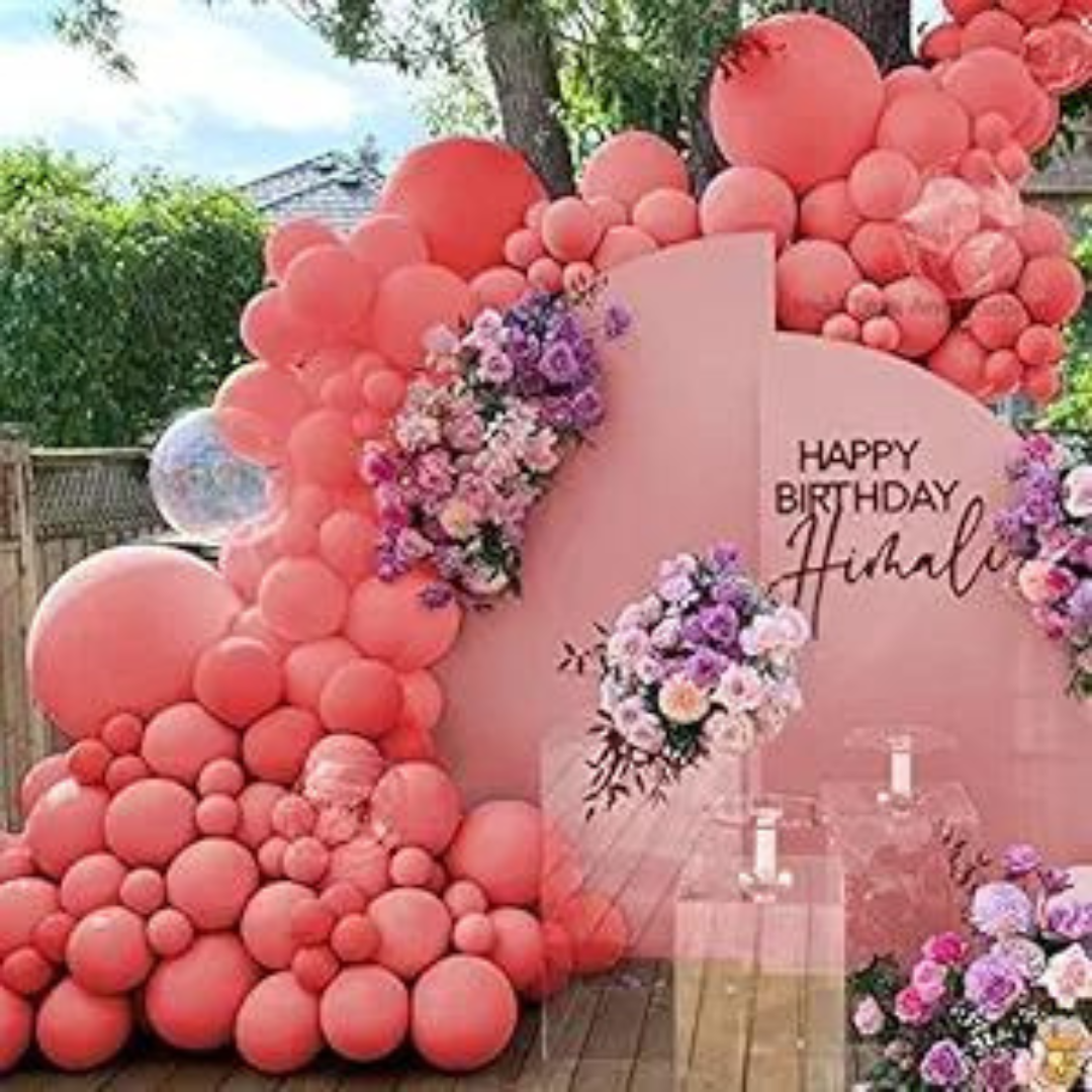 12" Pastel Red Balloons - 10PC