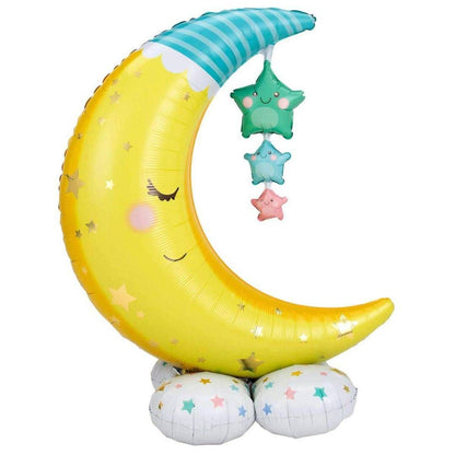 AirLoonz Moon &amp; Stars Balloons 55" - P75