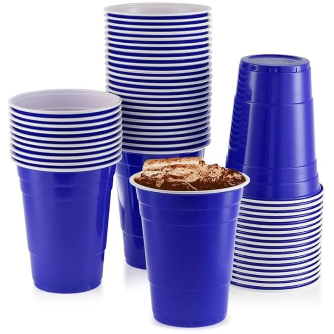 Beer Pong Cups Dark Blue - 20PC