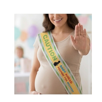 Mommy To Be Sash - Bump Ahead - 1Pc