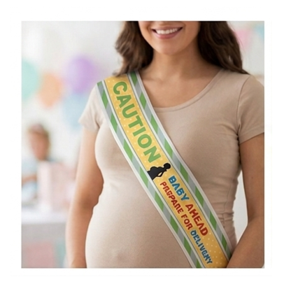 Mommy To Be Sash - Bump Ahead - 1Pc