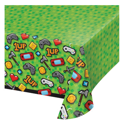 Video Game Theme Table Cover 54 inch x 102 inch