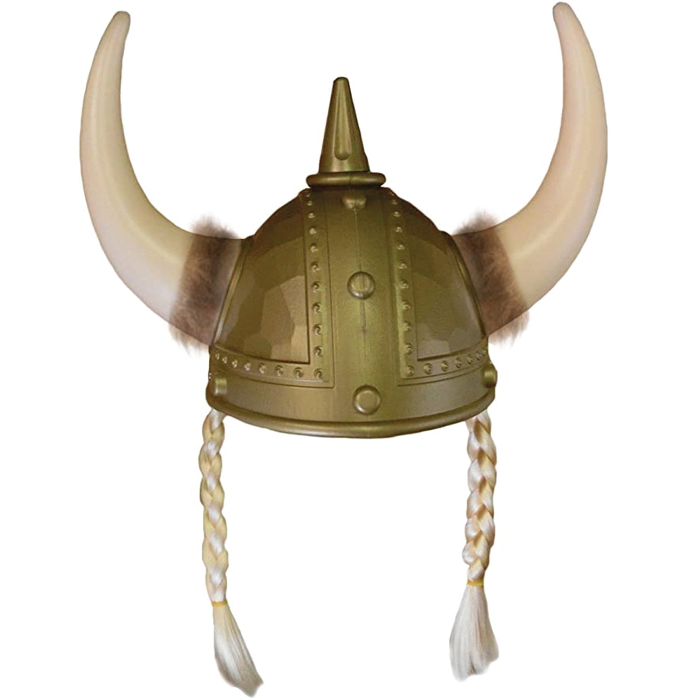 Vikings Horn Hat with Pony Tail