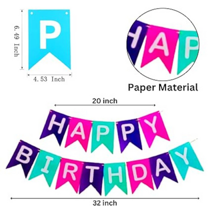 Princess Theme Birthday Decoration Kit – 47 Pieces