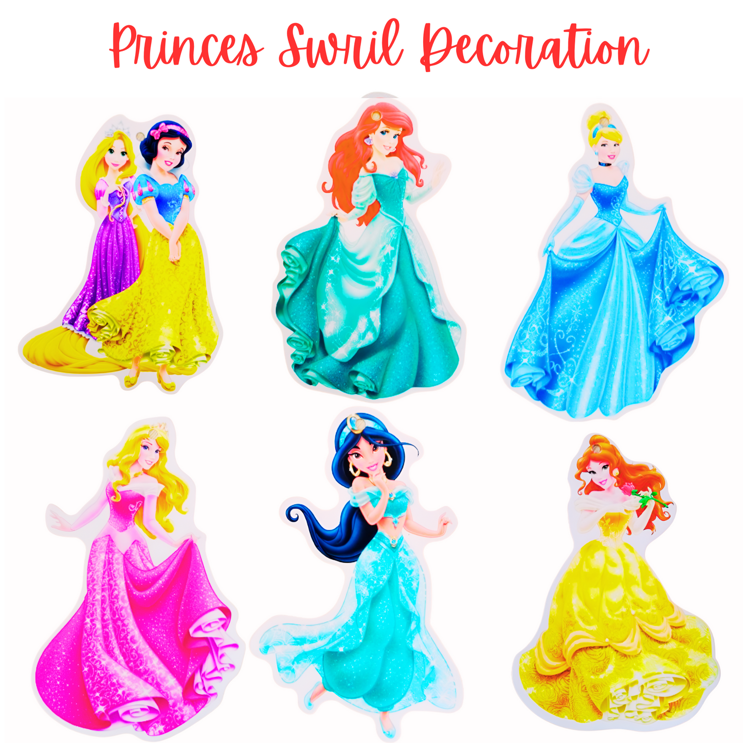 Princess Theme Birthday Decoration Kit – 47 Pieces