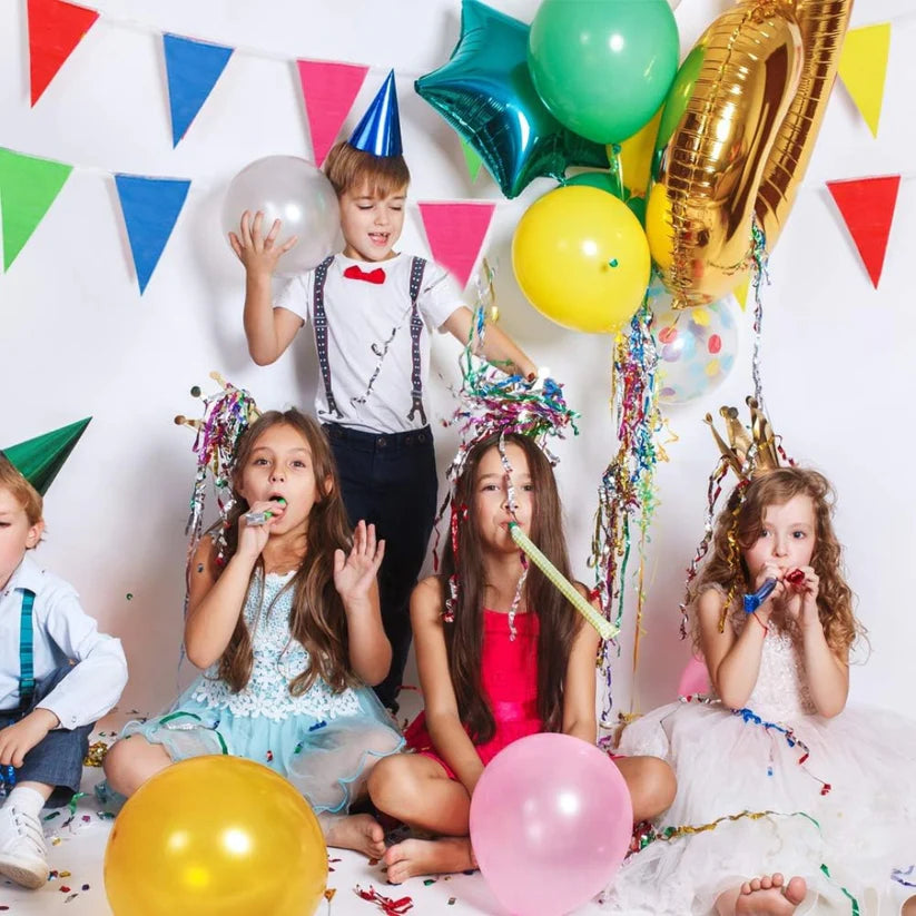 Multicolor Pennant Flag Buntings - Over 6FT