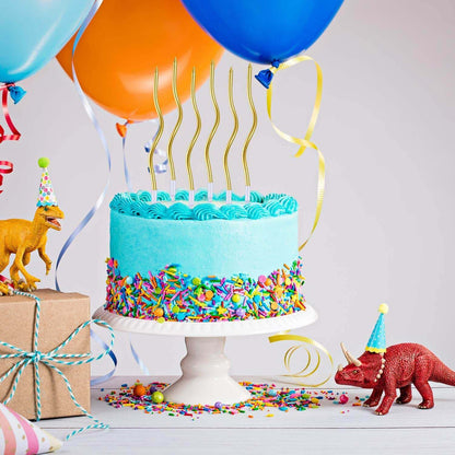 Curly Golden Candle - 12PC