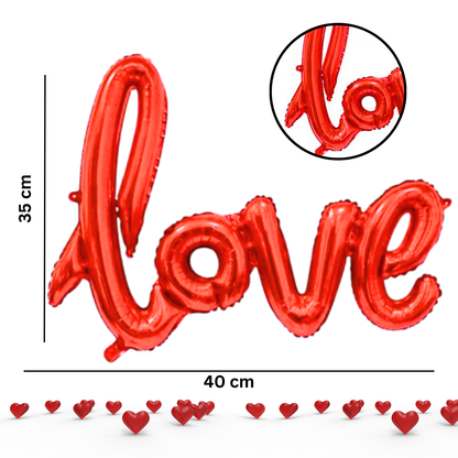 Valentines Day Balloon Decoration Items -Pack of 11pcs -Red