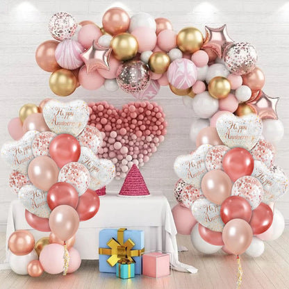 HBD Balloon Shape-7Pcs set