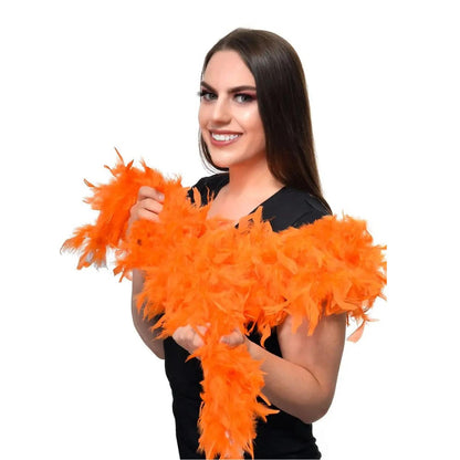 Feather Boa Orange