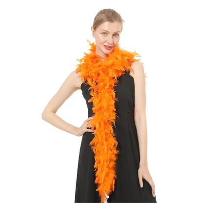 Feather Boa Orange