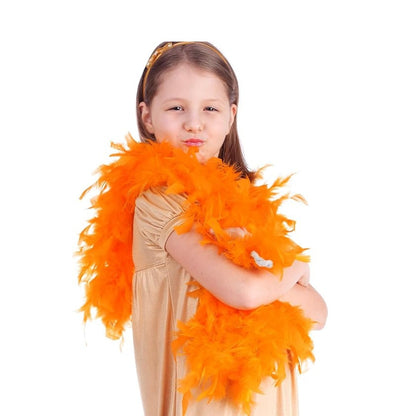 Feather Boa Orange