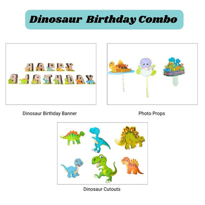 Dinosaur Birthday Party Set -  17PC