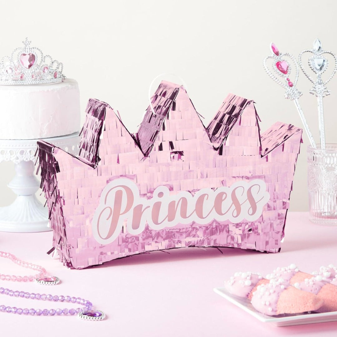 3D Princess Crown Shaped Cake Pinata