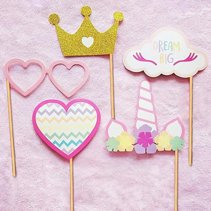 Unicorn Party Photo Props set-12