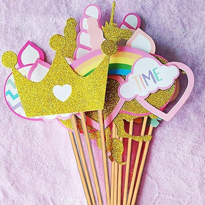 Unicorn Party Photo Props set-12