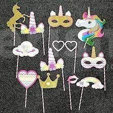 Unicorn Party Photo Props set-12