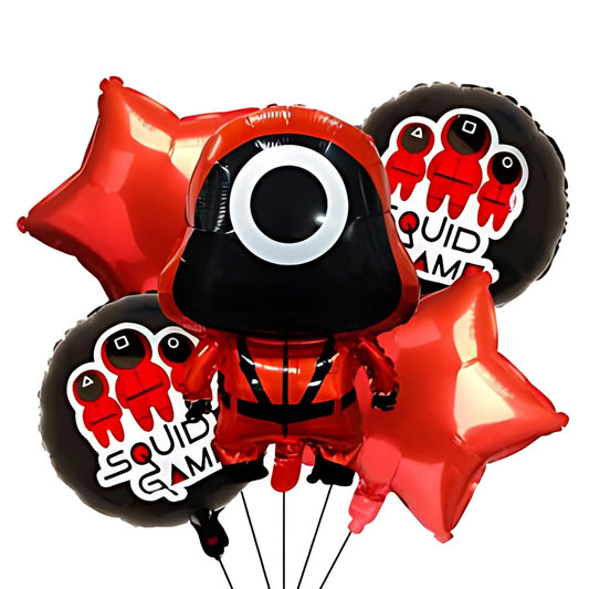 SQUID GAME FOIL BALLOON 5 PCS