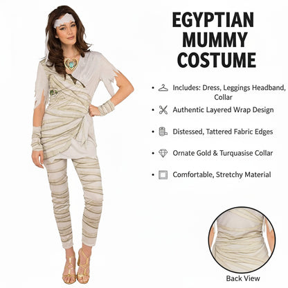 Egyptian Mummy Stretchable Costume