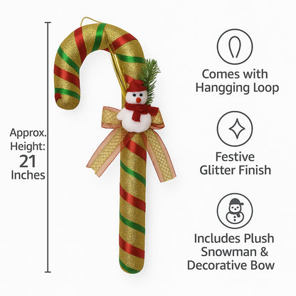 Santa Joystick Large Hanging Decoration 21 inch - 1PC