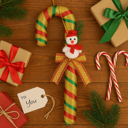 Santa Joystick Large Hanging Decoration 21 inch - 1PC