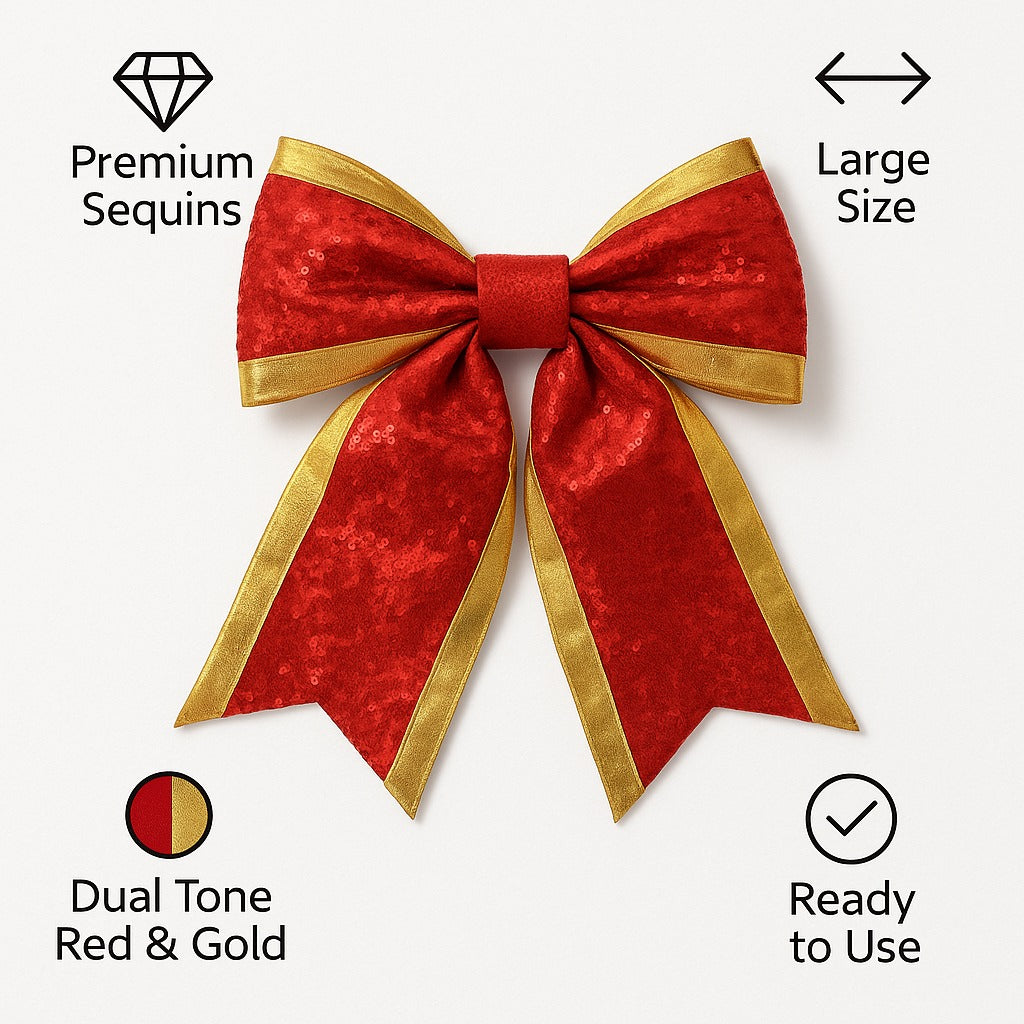 Christmas Big Bow Decoration