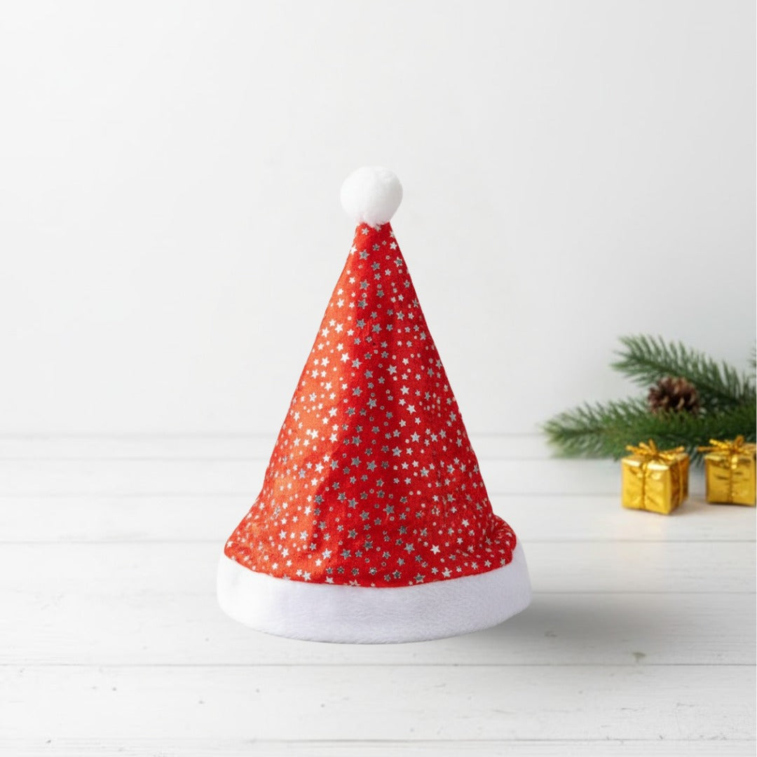 Christmas Star Print Hat