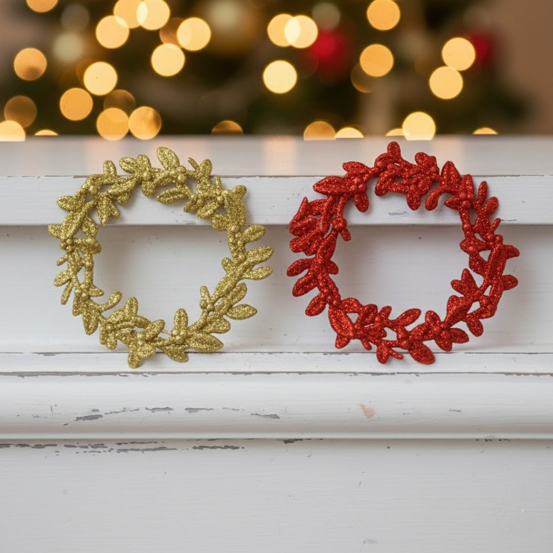 Christmas Wreath Hangings - 2PC
