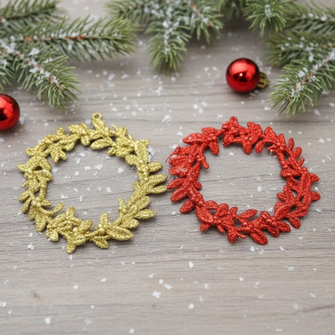 Christmas Wreath Hangings - 2PC