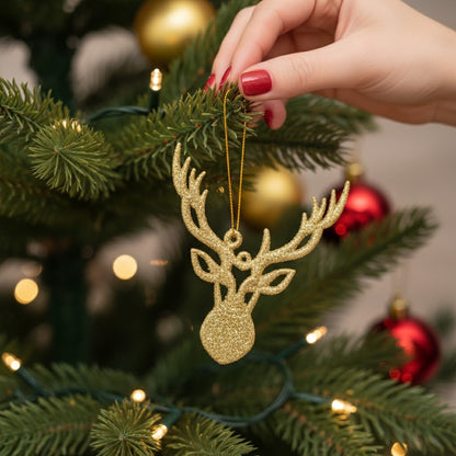 Reindeer Tree Hanging Decorations - 3PC