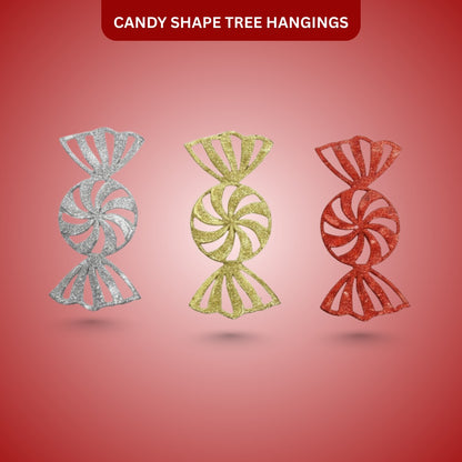 Candy Shape Tree Hangings - 3PC