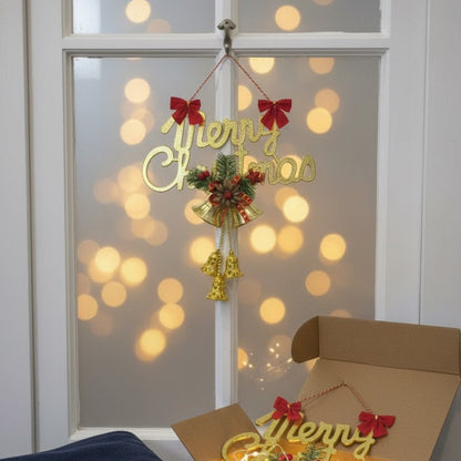 Merry Christmas Fancy Door Hanging Decoration - 1PC