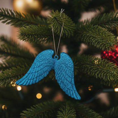 Angel Wings Hanging Blue - 2PC
