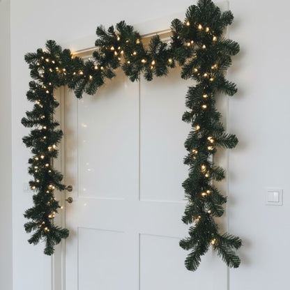 Christmas Light Up Pine Garland - 9FT